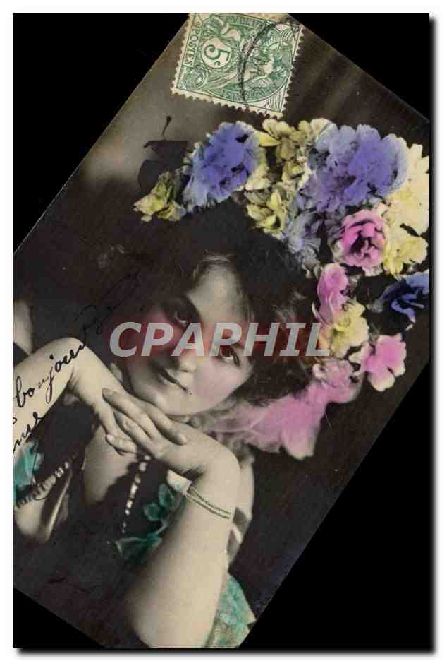 CPA Fantaisie Femme