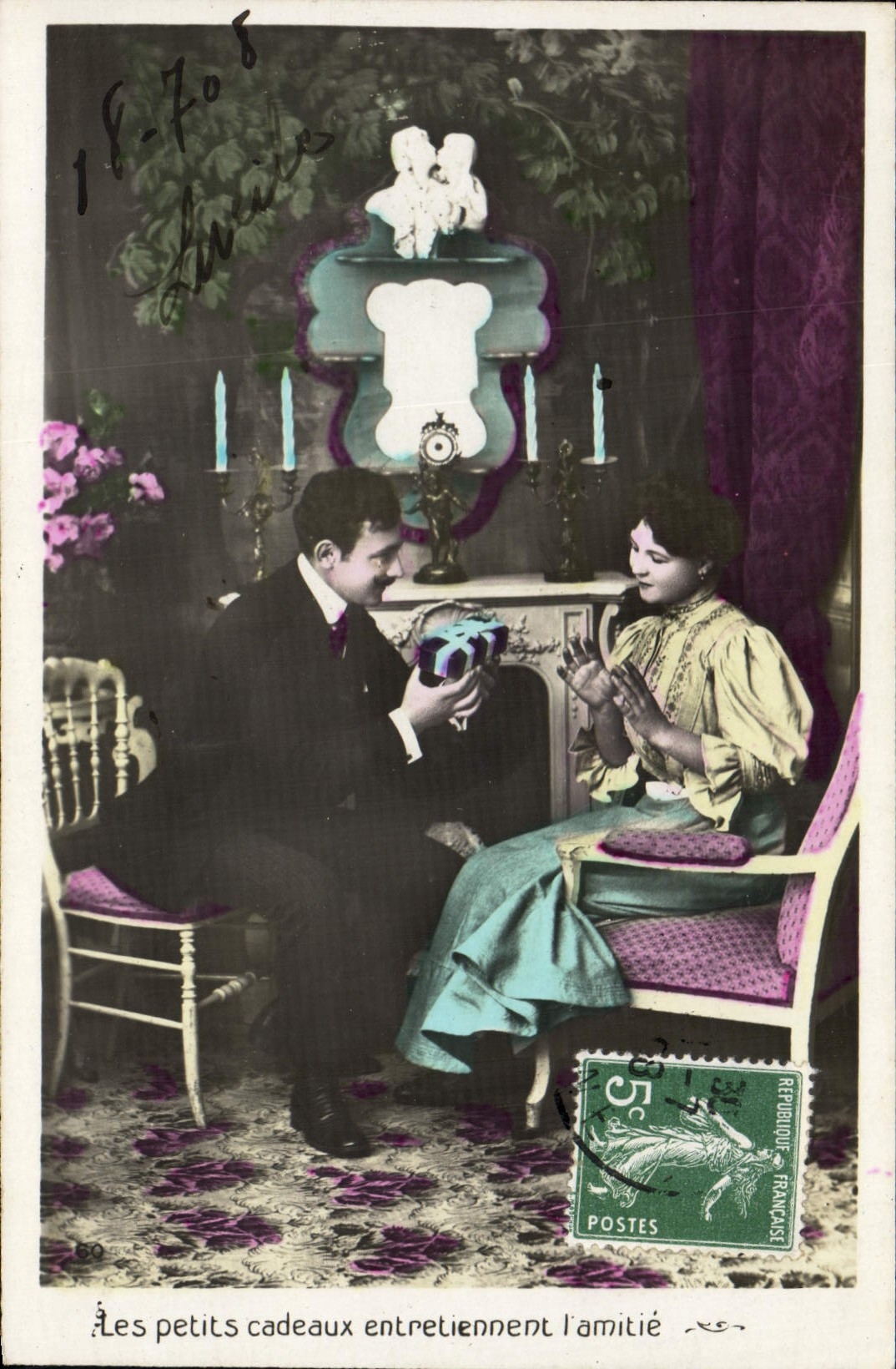 CPA Fantaisie Femme