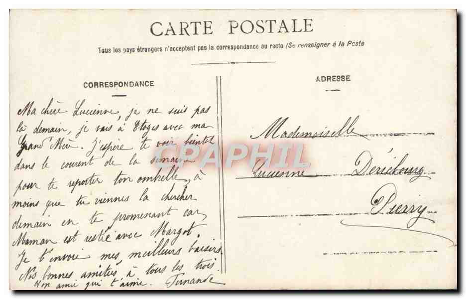Auto et panne d'ours — image du Progrès — éditeur non identifié — Rückseite