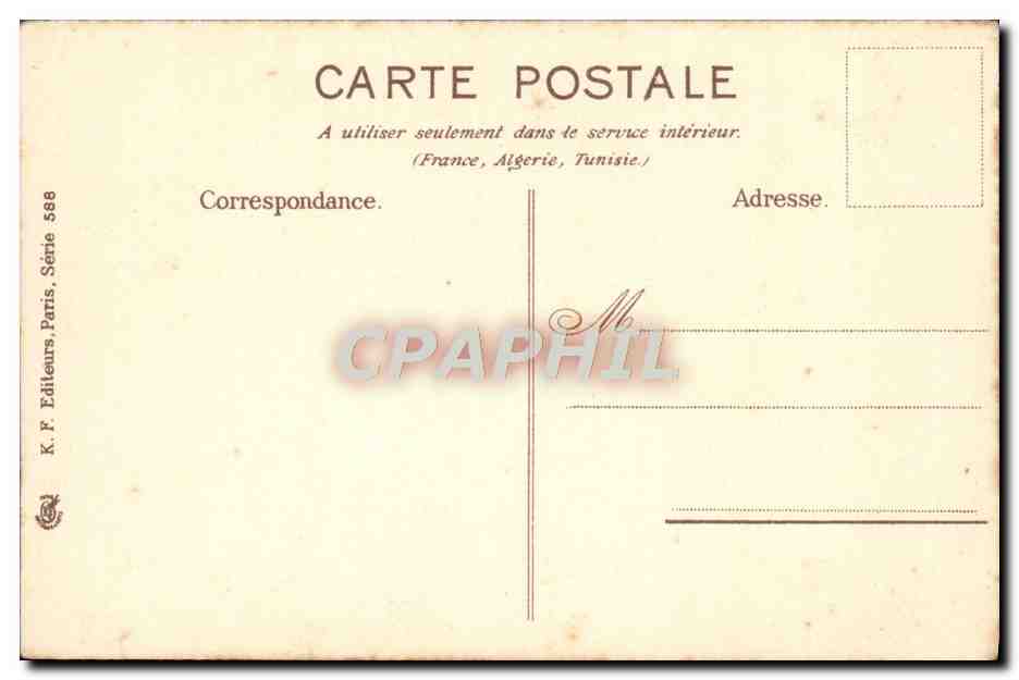 CPA Fantaisie Glaneuses — Rückseite
