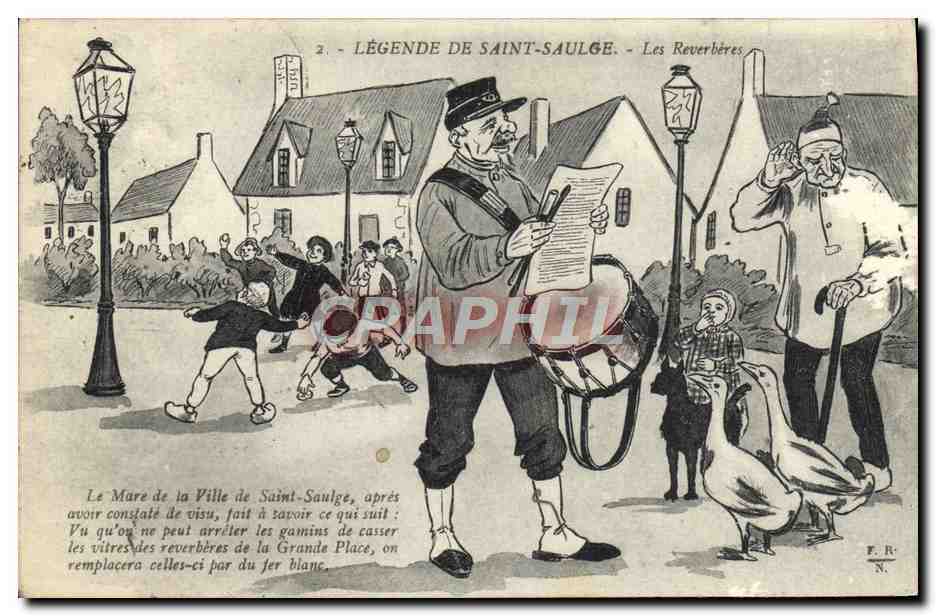 Légende de Saint-Saulge — Les Reverbères — F. R. N.