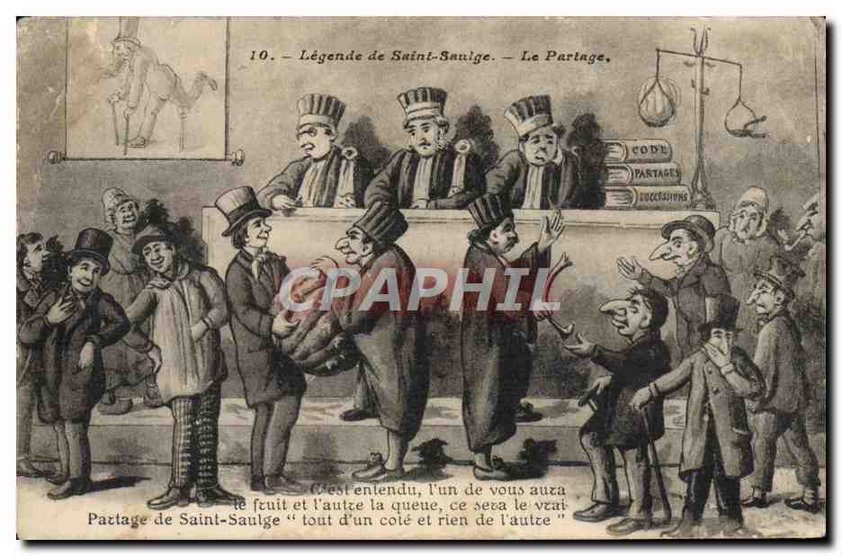 Légende de Saint-Saulge — Le Partage — Éditeur non visible, n° 10