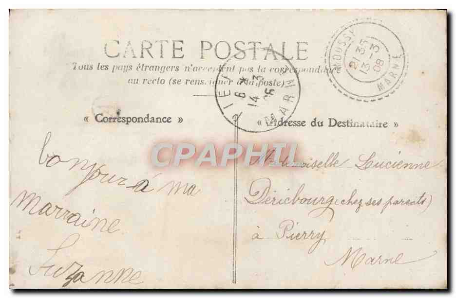 CPA Fantaisie Enfant — Verso