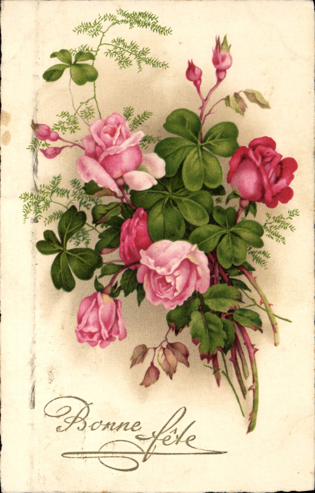 CPA Fantaisie Fleurs