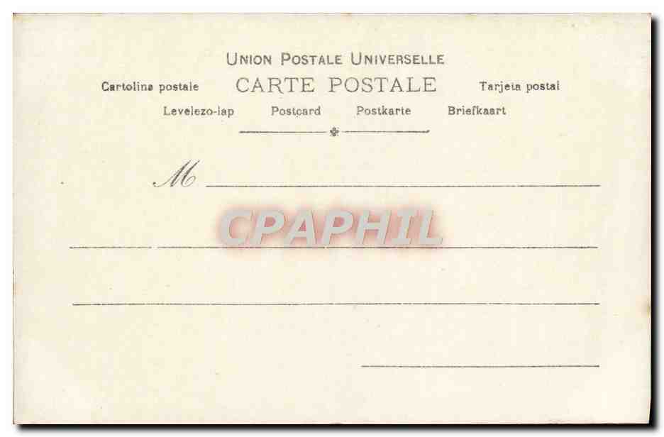 CPA Fantaisie Femme Enfants Les premiers jeux Chevre — Verso