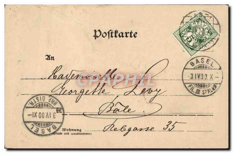CPA Fantaisie Enfant Pique Coeur — Rückseite