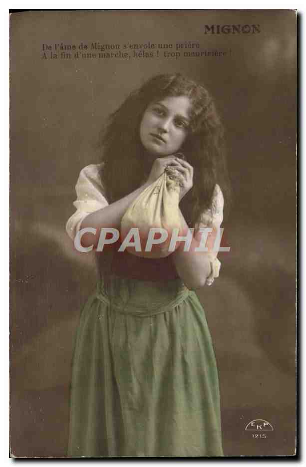 CPA Fantaisie Femme Mignon 