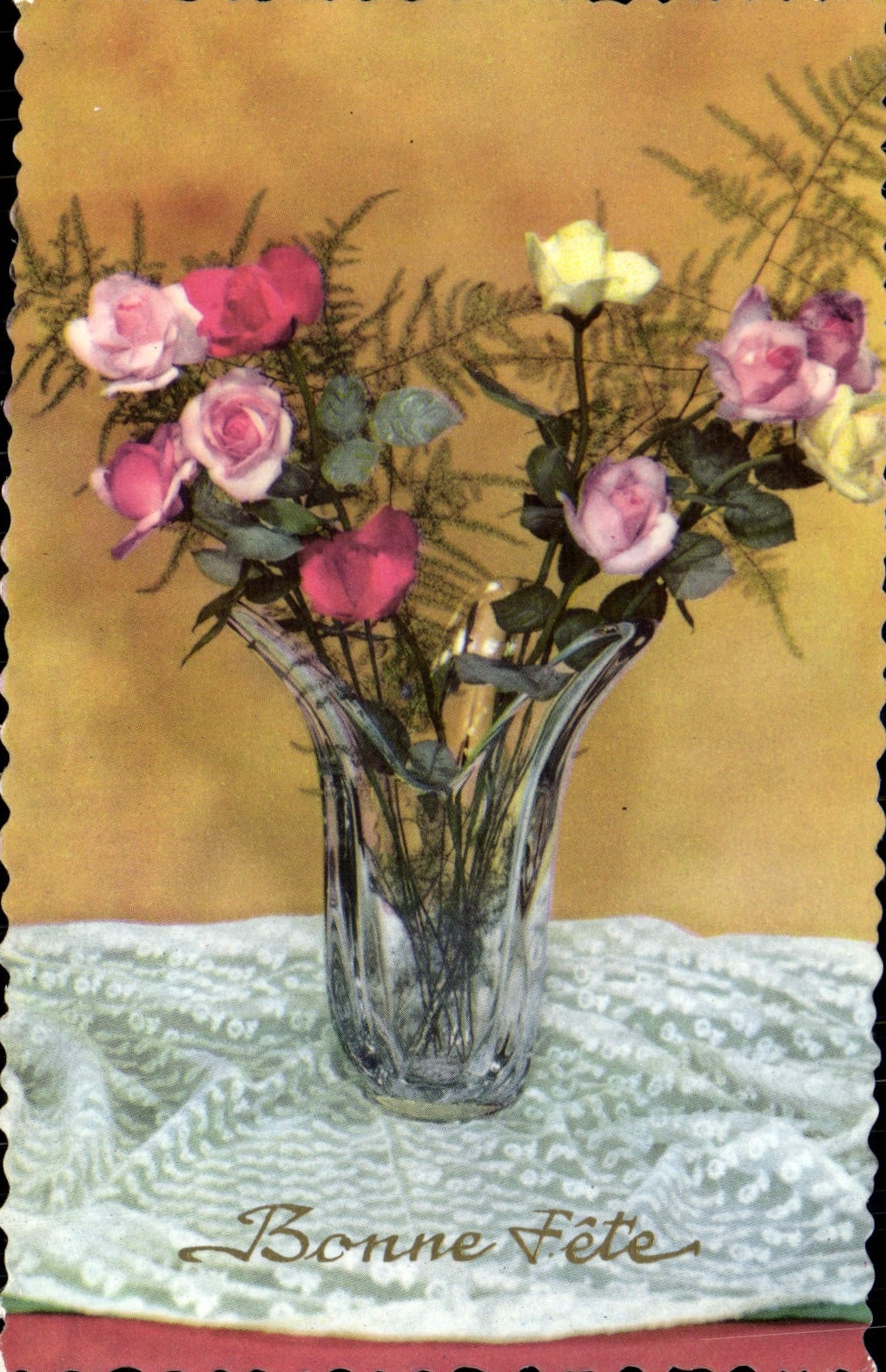 CPA Fantaisie Fleurs