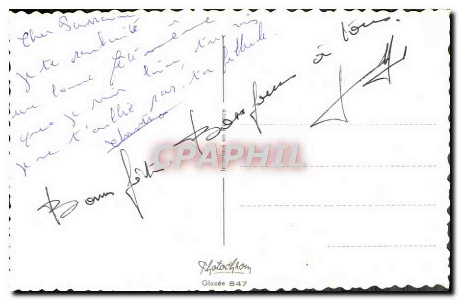 CPA Fantaisie Fleurs — Verso