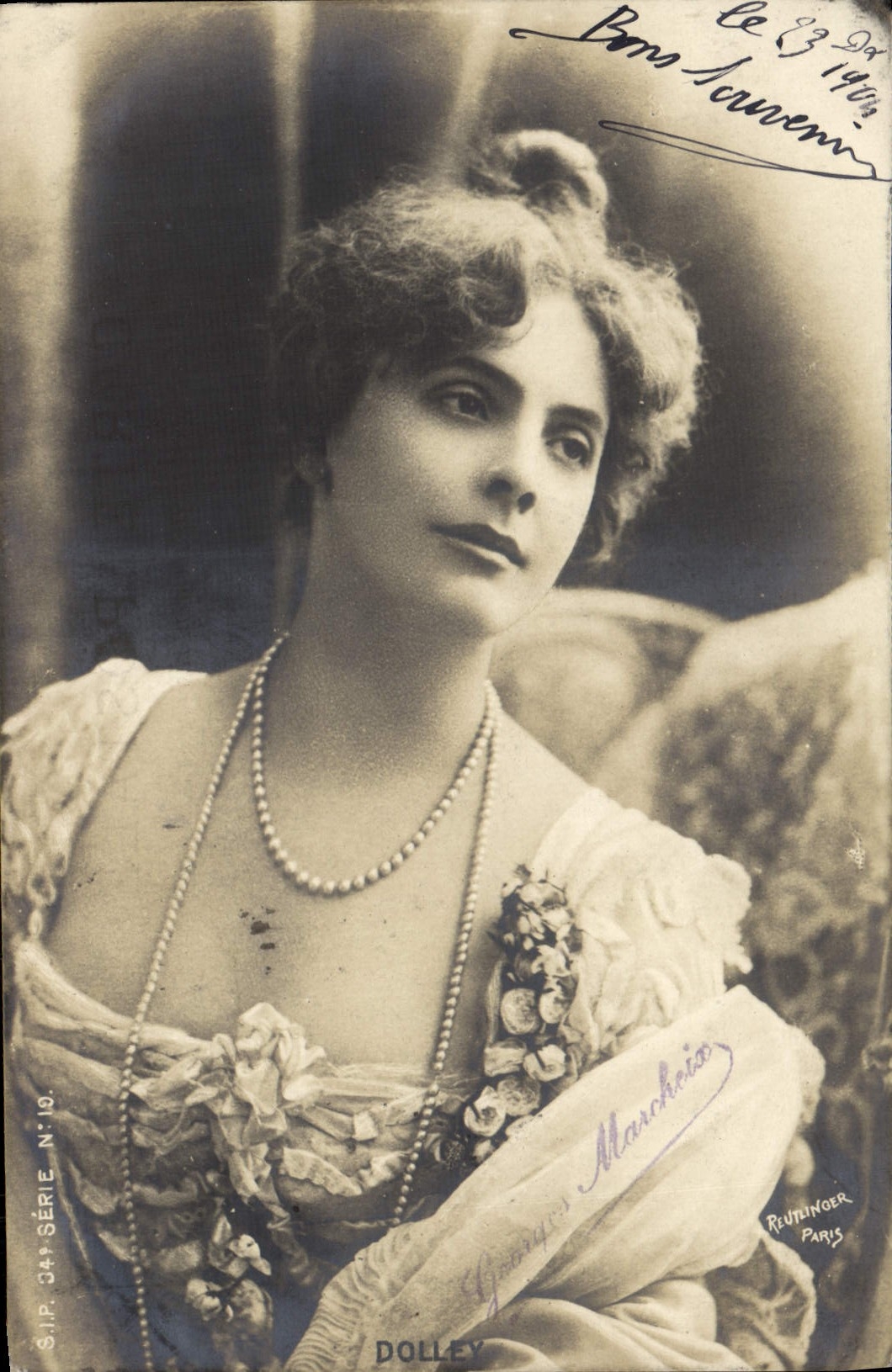 Portrait de Georges Marchais — S.I.P. Série N° 10 — éditeur Reutlinger Paris