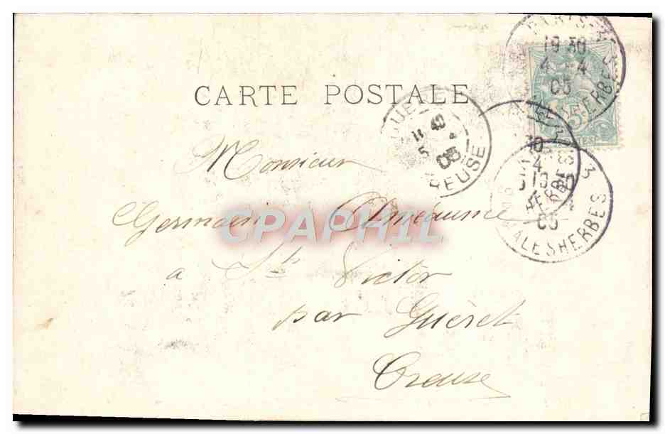 CPA Paris Musee du Louvre Seigneurs sur la plage de Scheweningue Isabey  — Verso