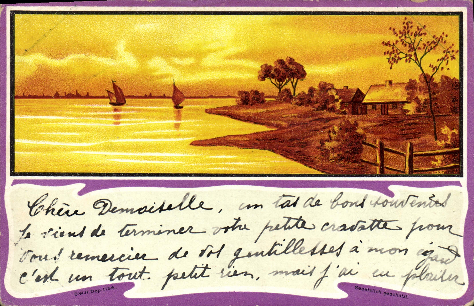 CPA Fantaisie Paysage