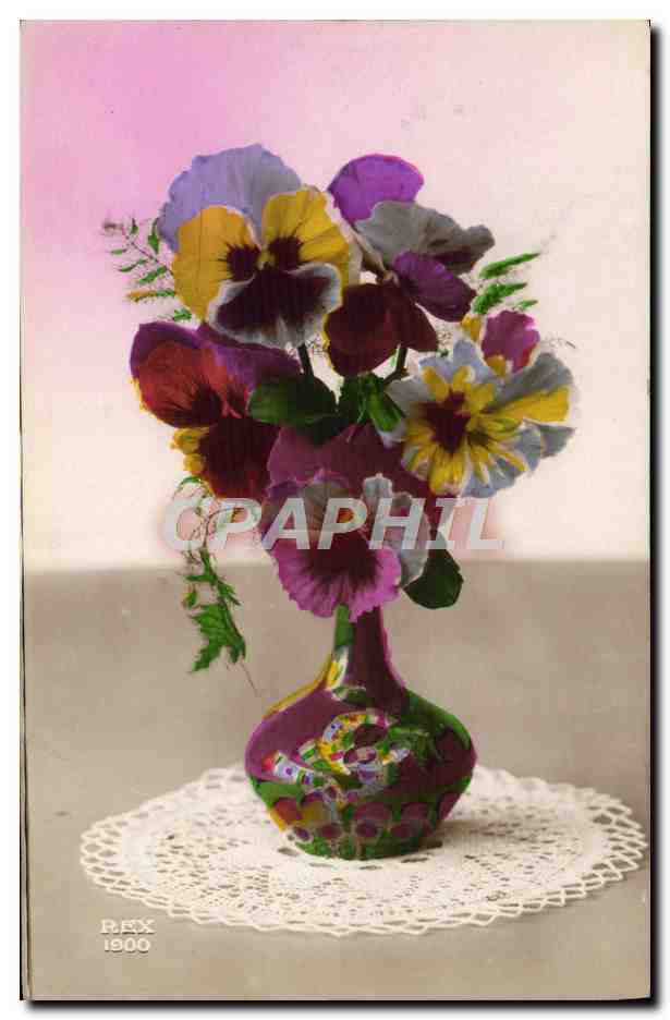 CPA Fantaisie Fleurs
