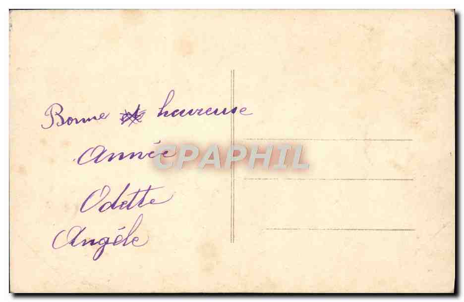 CPA Fantaisie Fleurs Santons  — Rückseite
