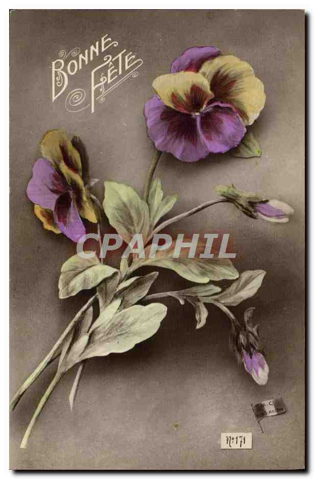 CPA Fantaisie Fleurs