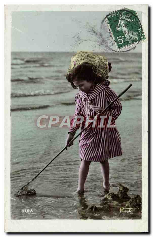 CPA Fantaisie Enfant Peche 