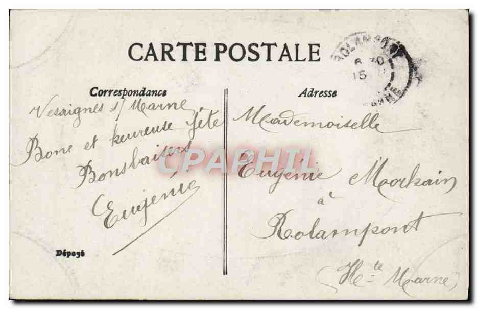CPA Fantaisie Enfant Peche  — Verso