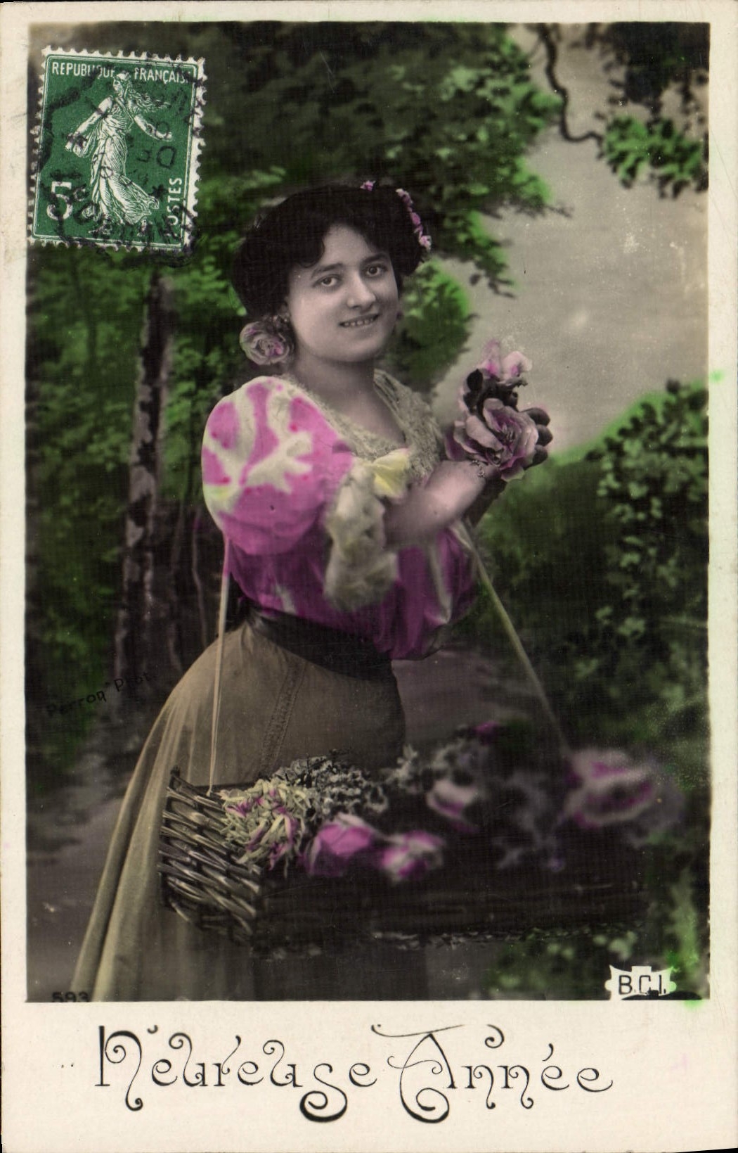 CPA Fantaisie Femme