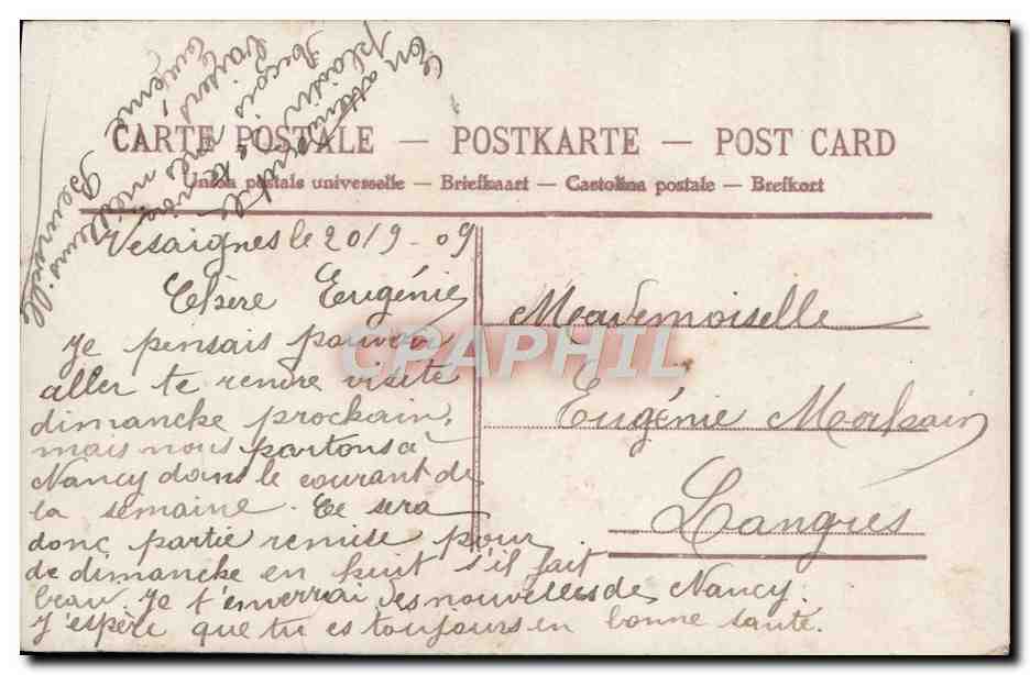 CPA Fantaisie Enfant — Rückseite
