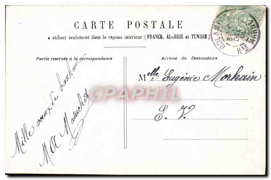 CPA Fantaisie Enfant — Verso