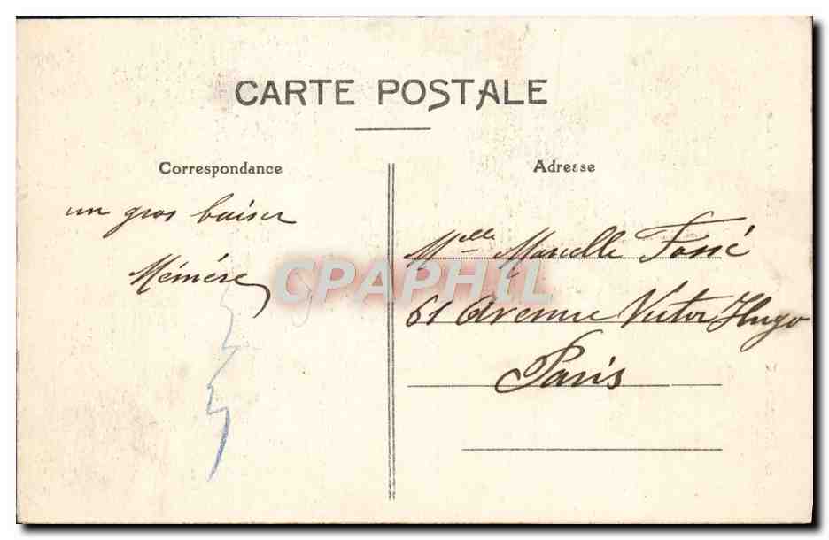 CPA Bordeaux La Grosse Cloche Maison Riquard — Rückseite