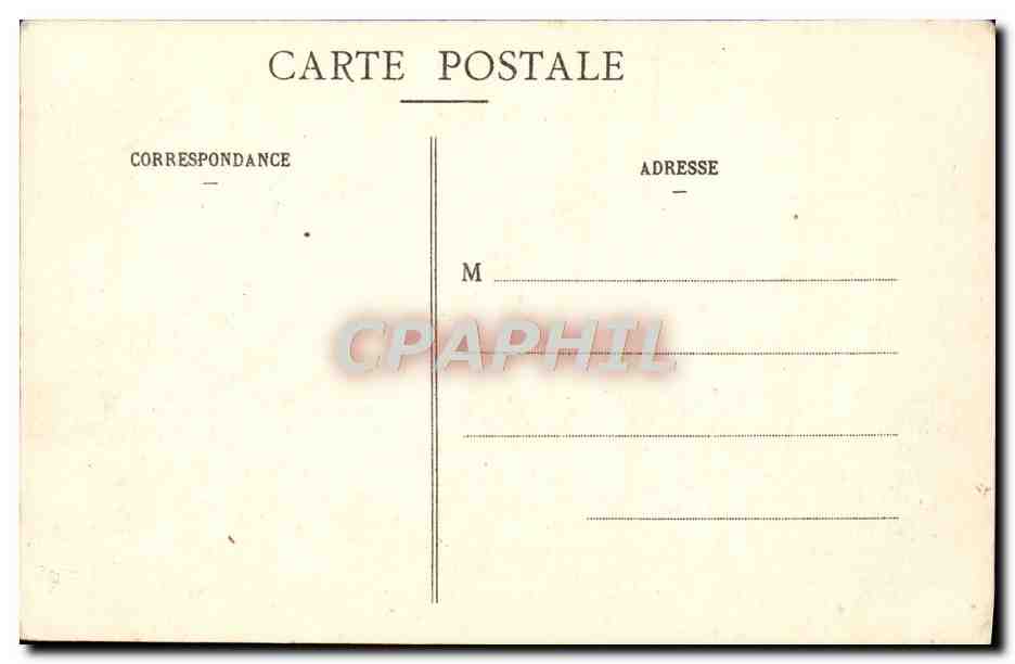 CPA Marseille Rue De La Republique — Rückseite