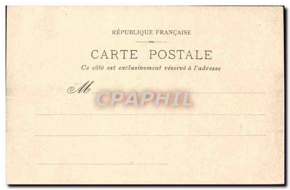 CPA Bordeaux Palais de Justice — Verso