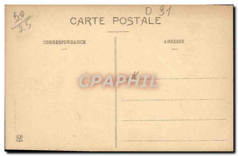 CPA Toulouse L'Hotel D'Assezat — Verso