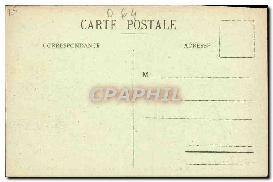 Cambo (B.-Pyr.) - Maison Rosland à Arnaga - La table ronde du Pavillon et la Pièce d'eau - Phototype Marcel Delhoy, Bordeaux — Verso