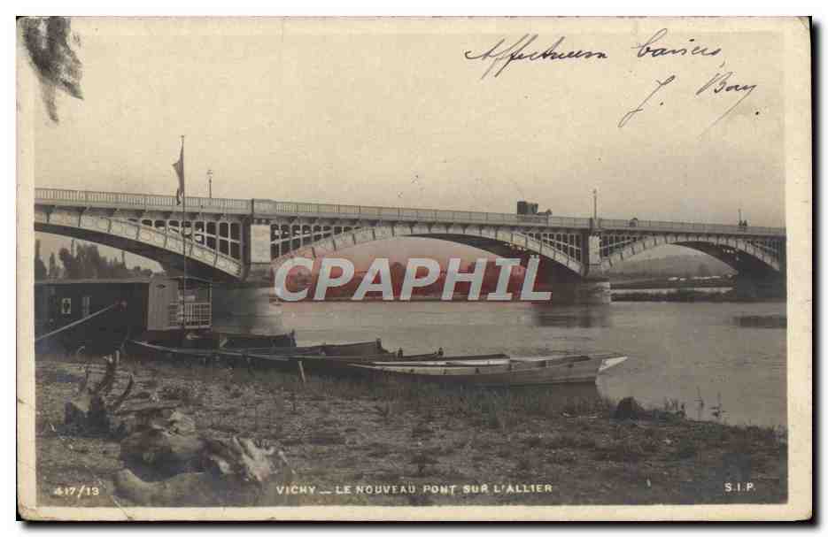 CPA Vichy Le Nouveau Pont Sur L'Allier