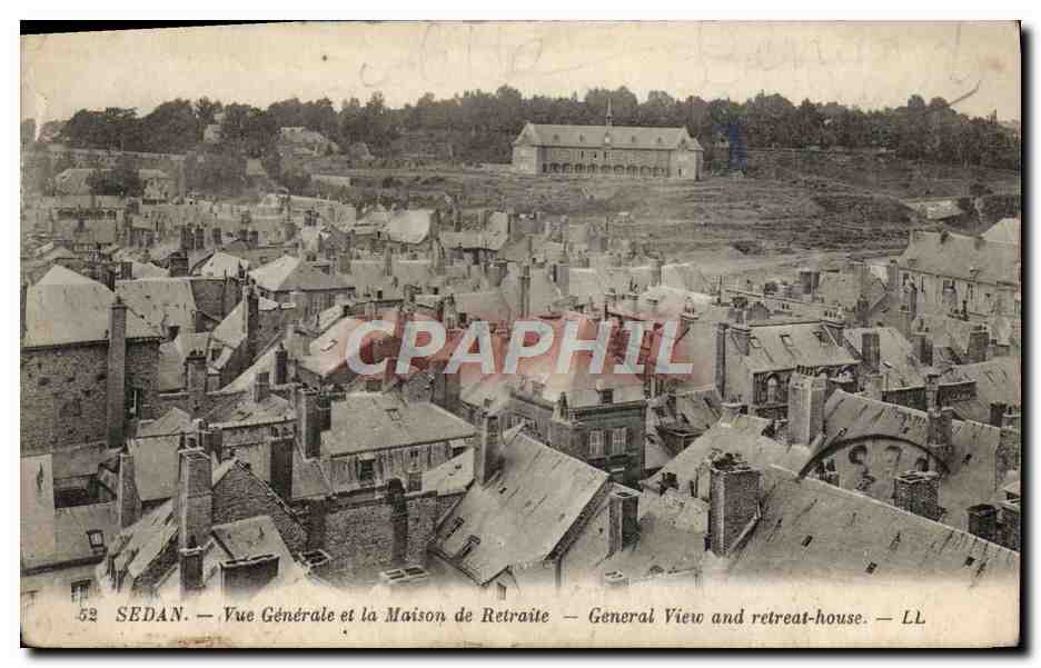 CPA Sedan Vue Generale Et la Maison de Retraite