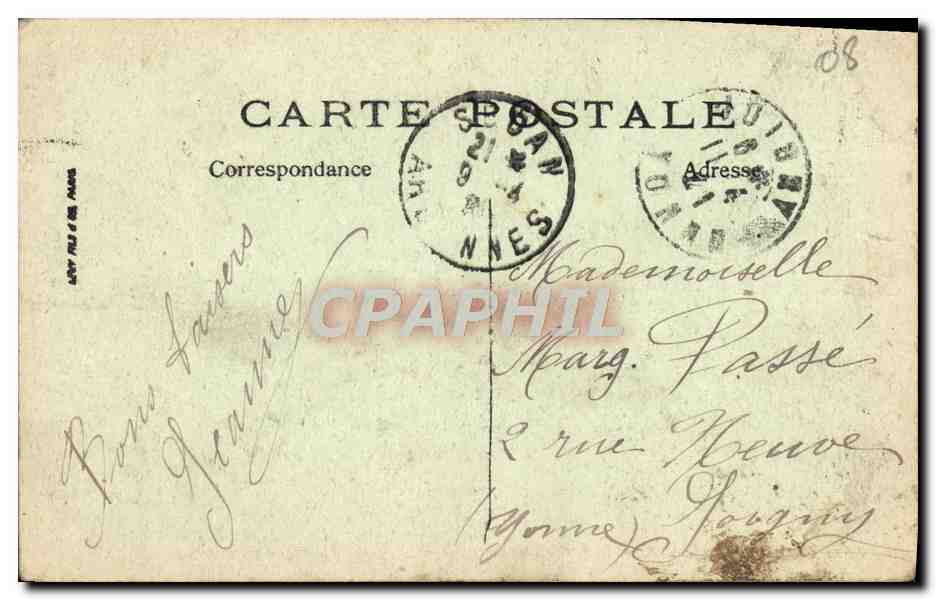 CPA Sedan Vue Generale Et la Maison de Retraite — Rückseite