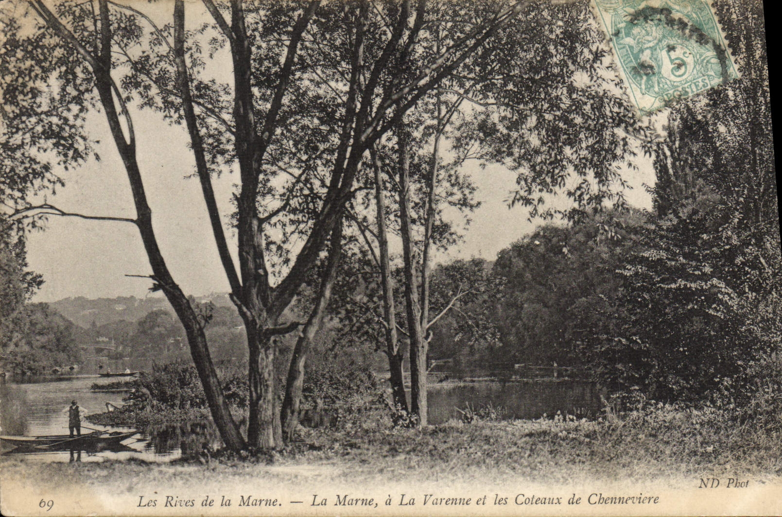Les Rives de la Marne — La Marne, à La Varenne et les Coteaux de Chennevière — ND Phot