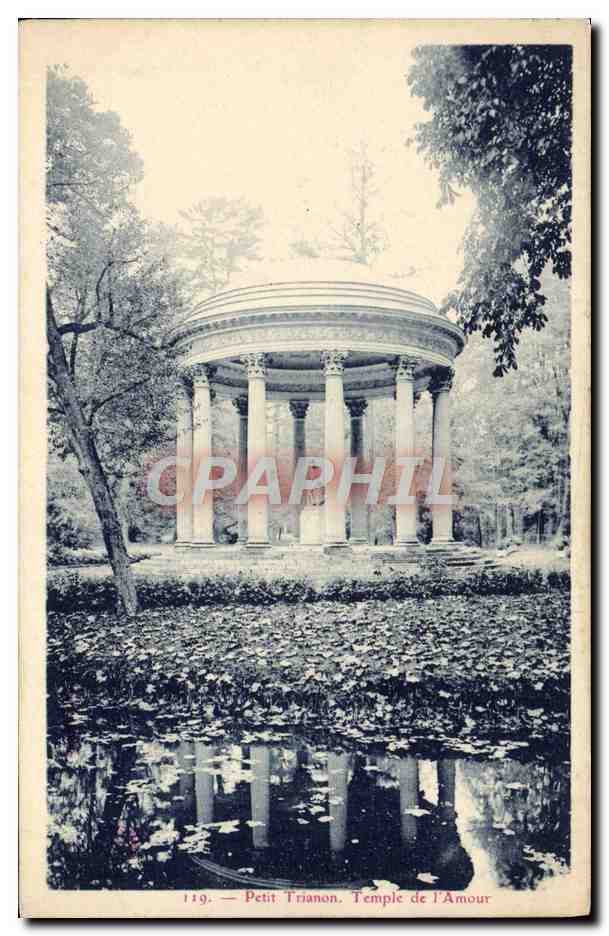 CPA Versailles Petit Trianon Temple de l'amour