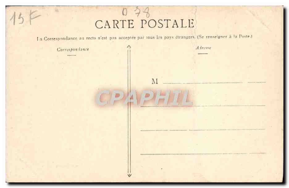 CPA Versailles Petit Trianon Temple de l'amour — Verso