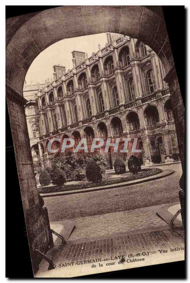 Saint-Germain-en-Laye — Vue intérieure de la cour du Château — Édition Mansion (S.-et-O.)