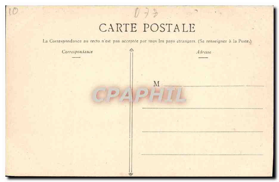 CPA Versailles Parc du Petit Trianon — Verso