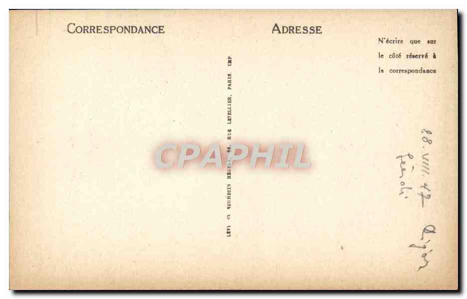 CPA Sophie Rude Portrait de Mme A Serieux nee Vasset Musee de Dijon — Verso