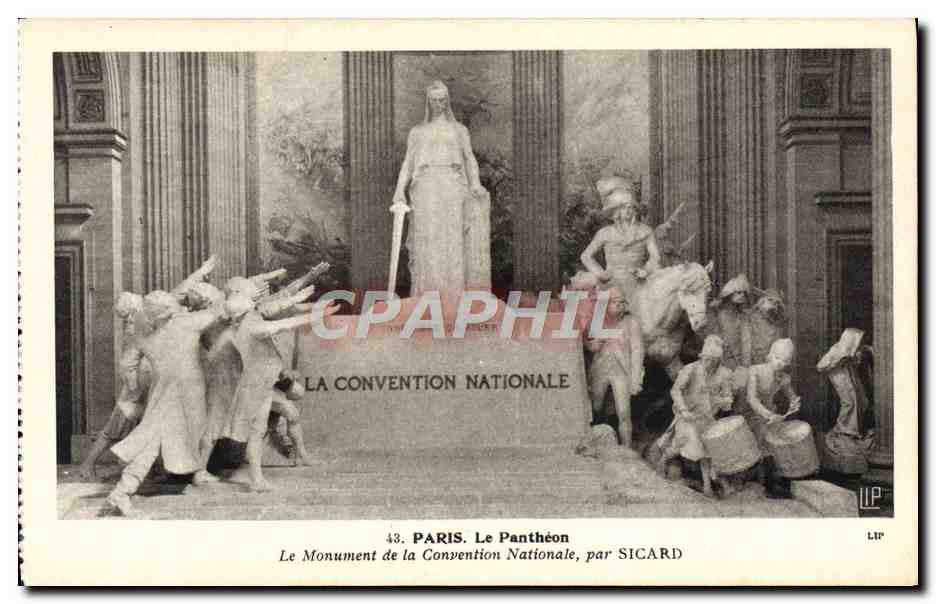 CPA Paris Le Pantheon Le Monument De La Convention Nationale Par Sicard