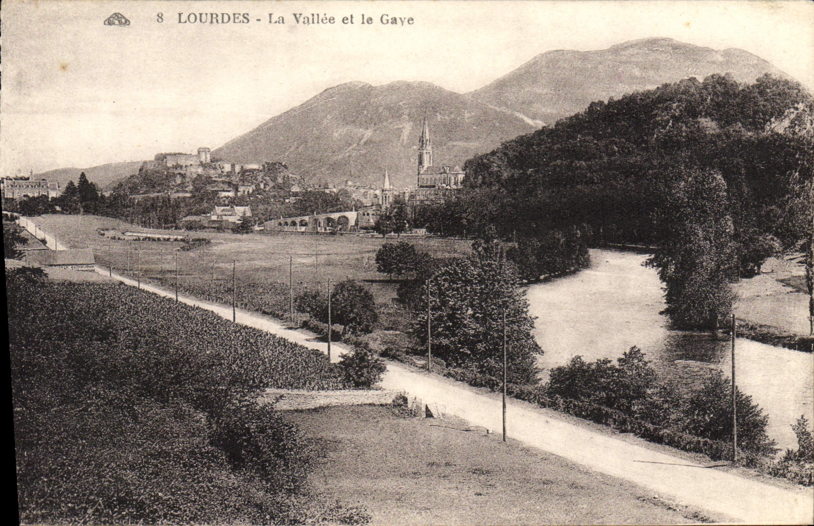 CPA Lourdes La Vailee Et Le Gave