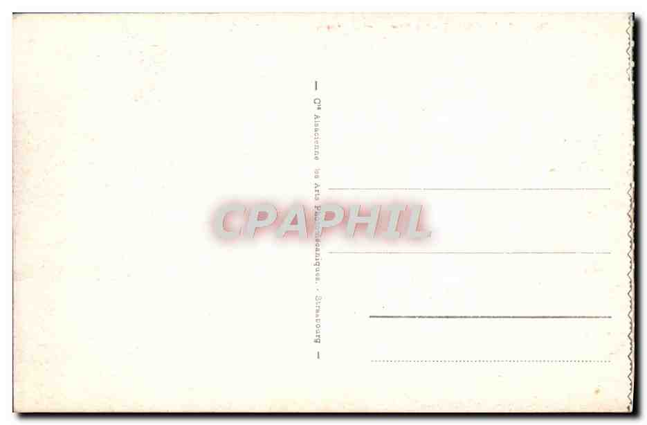 CPA Lourdes La Vailee Et Le Gave — Verso