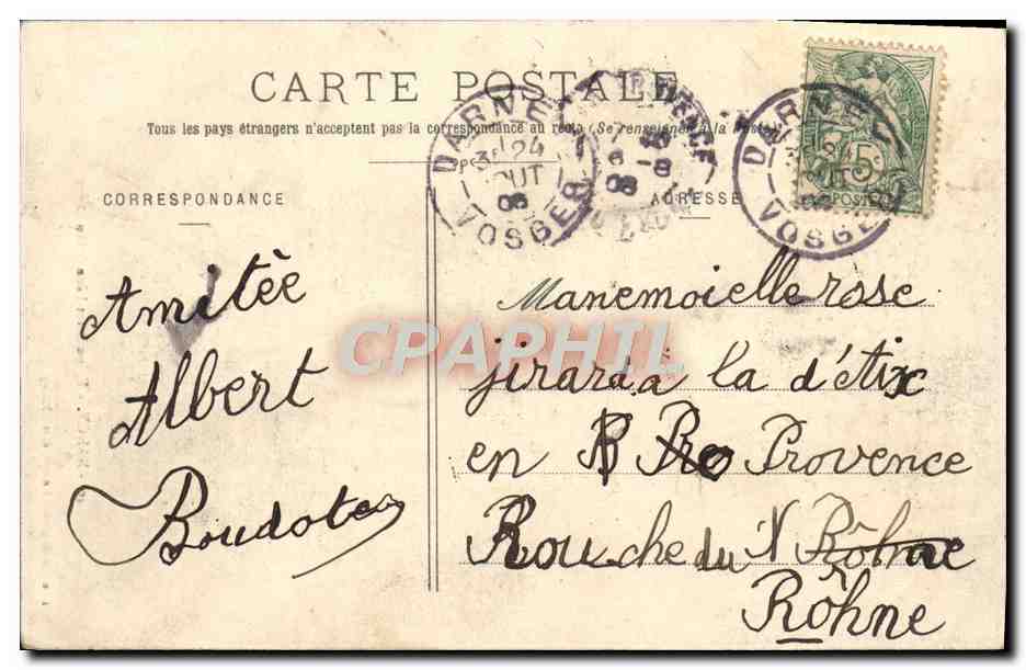 CPA Nancy Eglise Saint Leon — Verso