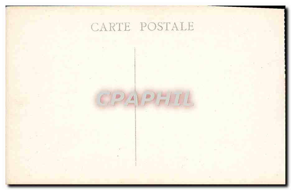 Marseille — Un coin du vieux port et N.-D. de la Garde — Bâteaux de pêcheurs — Verso