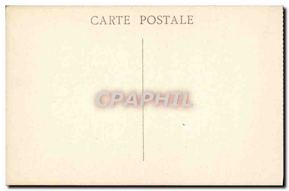 CPA Marseille Un Coin Du Vieux Port Bateaux — Verso
