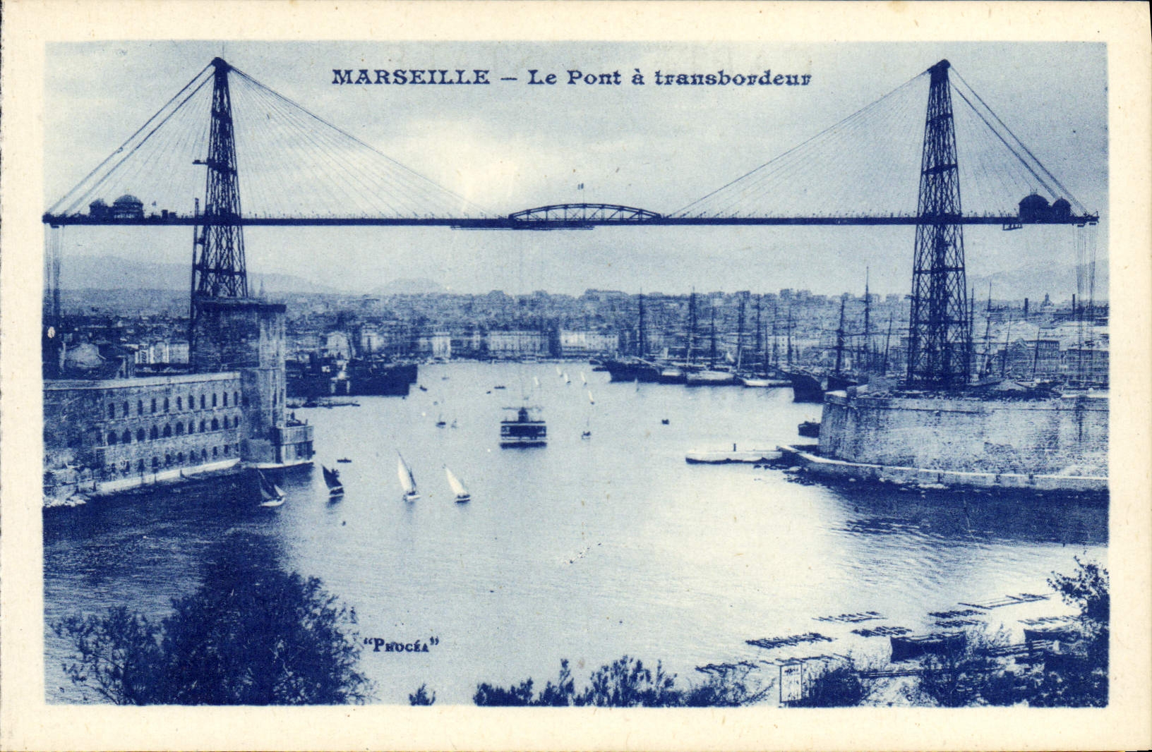 CPA Marseille Le Pont A Transbordeur