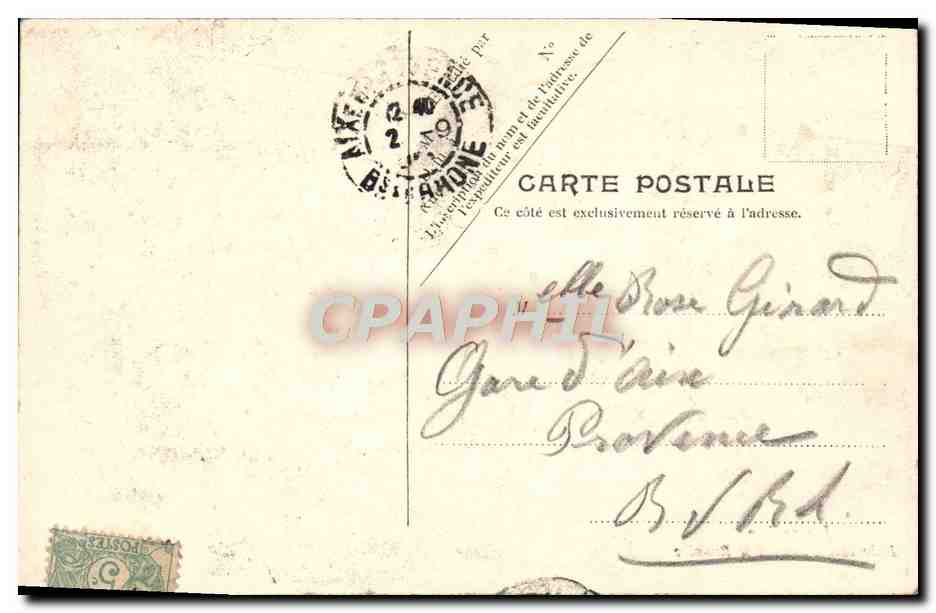 CPA Lourdes Pelerinage Devant Le Rosaire — Verso