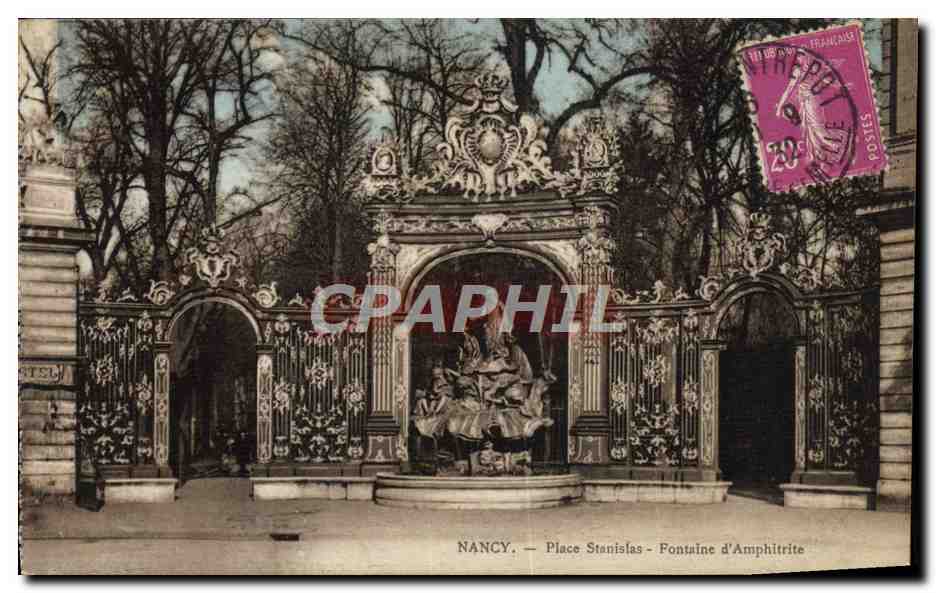 CPA Nancy Place Stanislas Fontaine D'Amphitrite