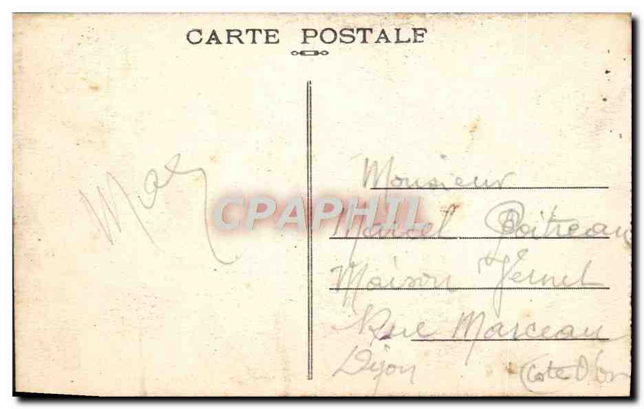CPA Nancy Place Stanislas Fontaine D'Amphitrite — Verso