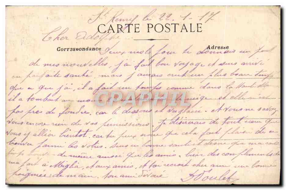 CPA St Remy De Provence Les Monuments Romains — Rückseite