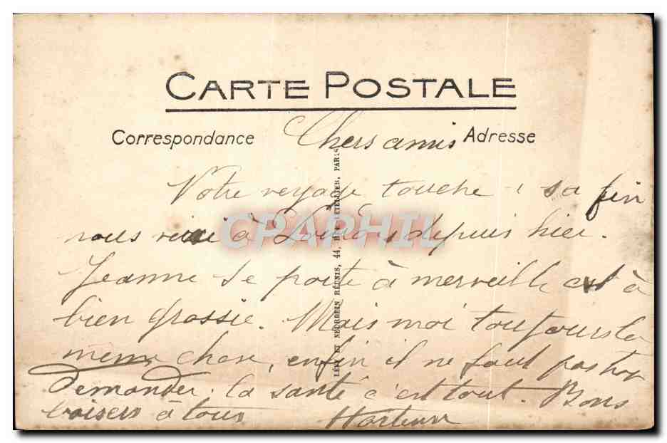 CPA Lourdes La Grotte Et La Basilique — Verso